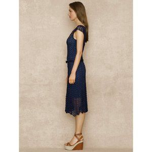 Ralph Lauren hand-knit Pointelle size Large dress